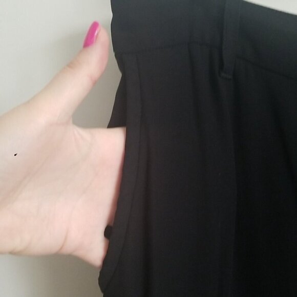 IRO | Daril Cropped Culottes Pants wide leg Black sz 42 - Picture 5 of 9